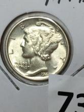 1944 D Silver Mercury Dime 