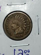 1863 Indian Head Cent Copper Nickle