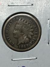 1863 Indian Head Cent Copper Nickle