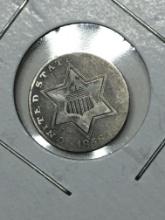1856 3 Cent Silver