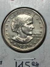 1980 S Susan B. Anthony Dollar