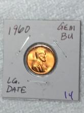 1960 P Lincoln Memorial Cent Large Date