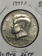 1997 D Kennedy Half Dollar