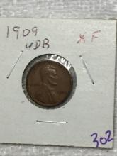 1909 P V. D. B. Lincoln Wheat Cent