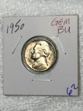 1950 P Jefferson Nickel