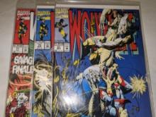 Six Marvel Wolverine Comics