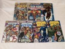Eight Marvel Iron Man Comics