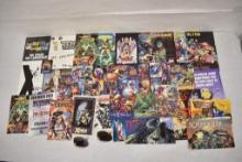 Mixed Comic Inserts, Magazine Posters& More.