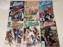Six Marvel The West Coast Avengers Comic Books