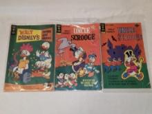Three Walt Disney Comic Books
