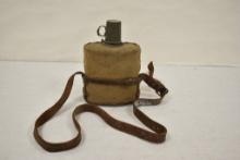 British WWII 1943 Medic Tin Water Bottle