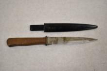 British Fighting Knife & Scabbard