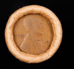 Lincoln Wheat Cent 1c Mixed Roll Orig Brandt McDonalds Wrapper, 1919-s end, Wheat other end