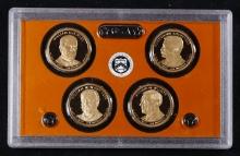2013 US Mint Presidential $1 Coin Proof Set 4 Coins - No Outer Box