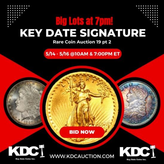 Key Date Coins Signature Rare Coin Auction 19 pt 2
