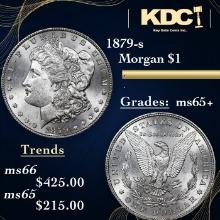 1879-s Morgan Dollar 1 Grades GEM+ Unc