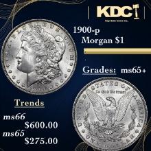 1900-p Morgan Dollar $1 Grades GEM+ Unc