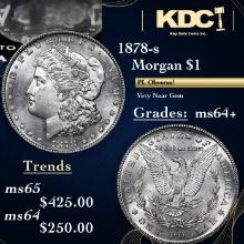 1878-s Morgan Dollar $1 Grades Choice+ Unc