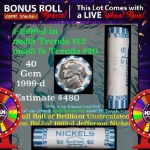 CRAZY Nickel Wheel Buy THIS 1989-d 40 pcs Seal Strong $2 Nickel Wrapper