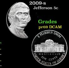 Proof 2009-s Jefferson Nickel 5c Grades GEM++ Proof Deep Cameo