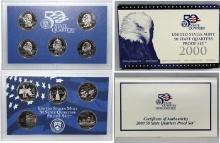 2000 United States Mint Proof Set 10 coins