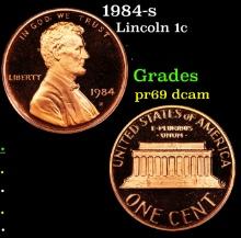 Proof 1984-s Lincoln Cent 1c Grades GEM++ Proof Deep Cameo