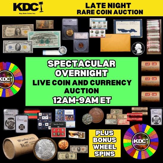 LATE NIGHT! Key Date Rare Coin Auction 28.5ON