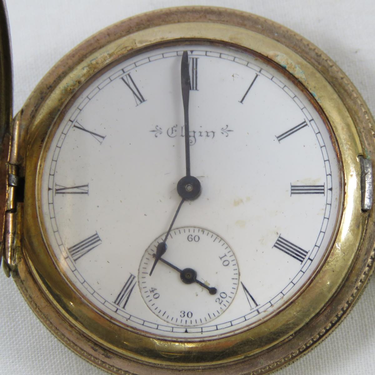 1900 Elgin Grade 206 Model 2 Hunter Pocket Watch