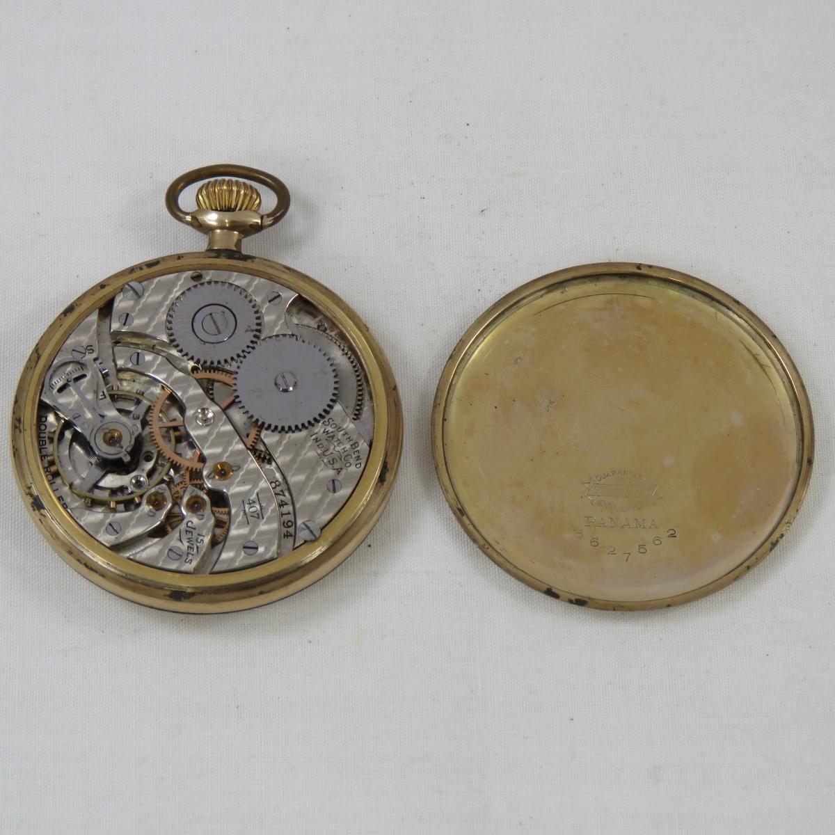 1917 South Bend Model 1 Grade 407 Pocket Watch