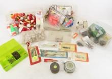 Fishing lures, bobbers, sinkers and more