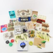 Salmon fishing flies and accessories