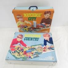 1972 Matchbox City & Matchbox Country CASES ONLY
