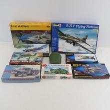 Assorted Military 1/48 & 1/72 Model Kits