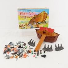 Marx miniature Noah's Ark play set with box