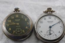 2 Pocket Watches Ingraham Viceroy Radium &