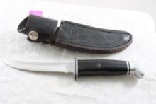 Buck #118 Fixed Blade Knife w/Leather Sheath