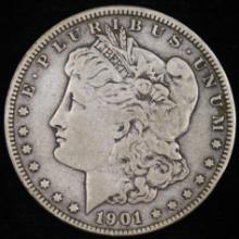 1901 U.S. Morgan silver dollar