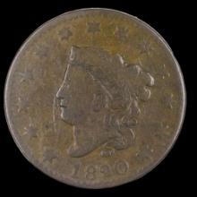 1820 U.S. coronet large cent