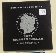 2021-P Morgan Dollar Mint Box MS70