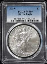 2018 American Silver Eagle PCGS MS69 48