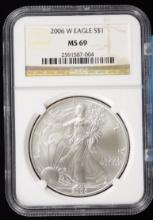 2009-W American Silver Eagle NGC MS-69