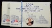 2009 US Lincoln Cent Proof Sets