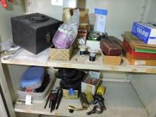 Bottom Three Shelves of Shop Supplies - see photos