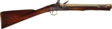 Jover Flintlock Brass Barrel Blunderbuss with Folding Bayonet