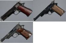 Three Star Semi-Automatic Pistols