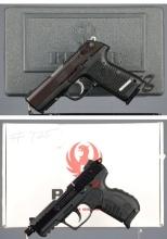 Two Ruger Semi-Automatic Pistols