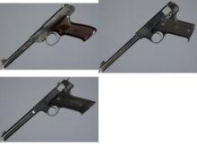 Three High Standard Semi-Automatic Pistols