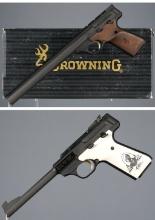 Two Browning Buck Mark Semi-Automatic Pistols
