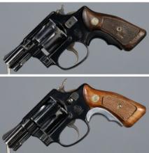 Two Smith & Wesson Double Action Revolvers