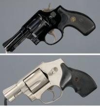 Two Smith & Wesson Double Action Revolvers